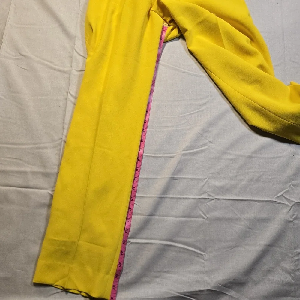 Ralph Lauren Collection Women's Purple Label Dress Pants Yellow Size 4
